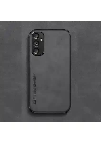 Samsung Galaxy S21 FE İçin Koyu Gri Şık ve Koruyucu PU Deri Kılıf Özellikleri