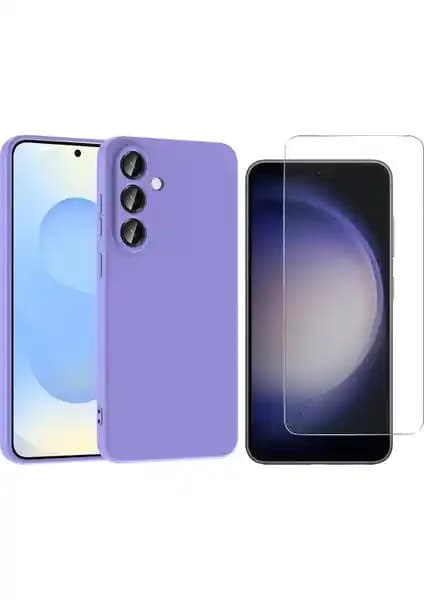 Samsung Galaxy S25 FE için Şık ve Dayanıklı Kılıf ile Nano Ekran Koruyucu Seti