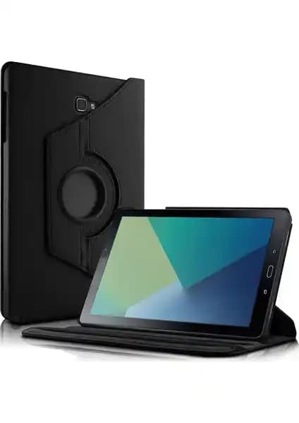 Samsung Galaxy Tab A 10.1'' P580 için şık ve dayanıklı deri kılıf, 360 derece dönebilir stand özellikleriyle