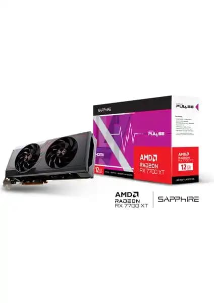 Sapphire RX 7700 XT Pulse Gaming Ekran Kartı: Yüksek Performans ve Güçlü Soğutma Özellikleri