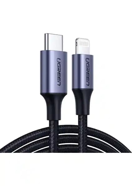 Ugreen USB-C Lightning 3A PD MFi Sertifikalı Örgülü Hızlı Şarj Kablosu İnceleme ve Detaylar