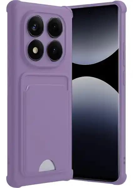 Wowacs Xiaomi Redmi Note 14 Pro Plus Uyumlu Silikon Kılıf Kartlık ve Kamera Koruma Özellikleriyle