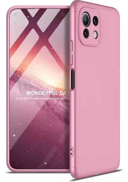 Xiaomi Mi 11 Lite İçin Tasarlanmış Pilanix 3 Parça 360 Ays Kapak: Şık ve Dayanıklı Koruma Çözümü