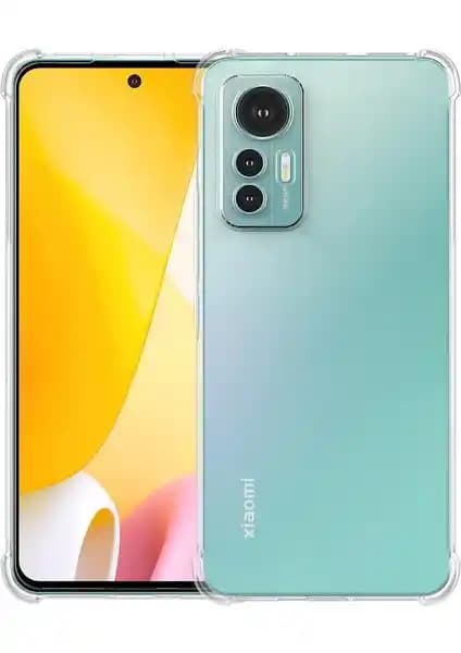 Xiaomi Mi 12 Lite için Şeffaf Silikon Kılıf Köşe ve Darbe Koruma Özellikleriyle Güvenli Koruma