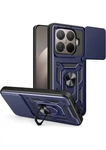 Xiaomi Mi 15T Pro için dayanıklı ve şık çift katmanlı kılıf, koruma ve fonksiyonellik sağlar