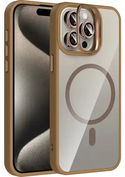 Zore Etro Kapak iPhone 15 Pro için şık ve güvenli koruma sağlayan kılıf