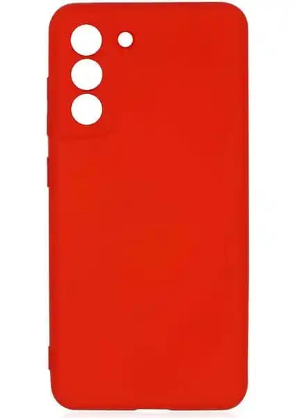 Zore Galaxy S21 FE Kılıf Mara Lansman Kapak Kırmızı Şık ve Koruyucu Tasarım