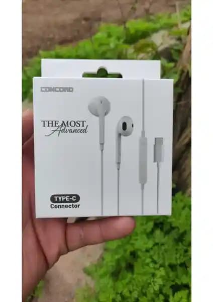 Concord C-901 Type-C Kulaklık Samsung Galaxy A54 5G Uyumlu Yüksek Ses Kalitesi