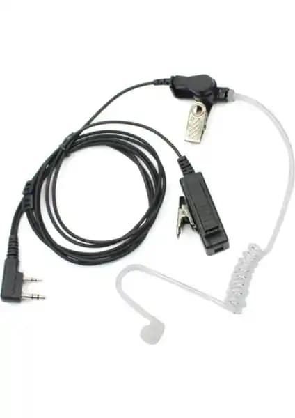 Fox Fox Akustik Hortumlu Telsiz Kulaklığı Profesyonel ve Amatör Kullanım İçin Uygun