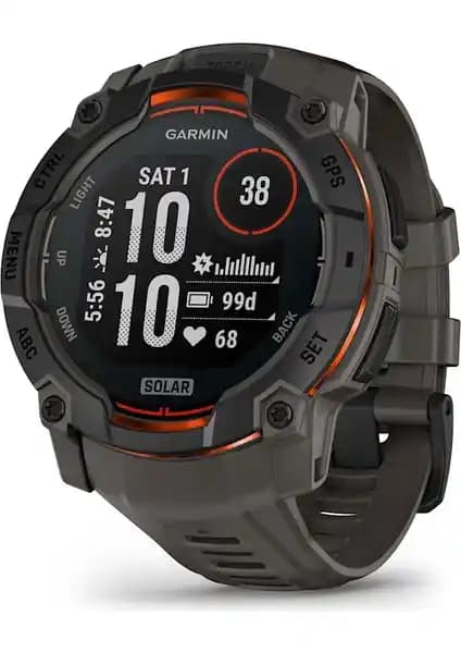 Garmin Instinct 3 Güneş Enerjili Dayanıklı Akıllı Saat - Sağlık ve GPS Özellikleriyle Öne Çıkan Model