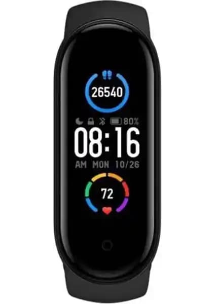 Hall Breathe Siyah Akıllı Bileklik: Sağlık ve Spor Takibi İçin Modern Giyilebilir Teknoloji