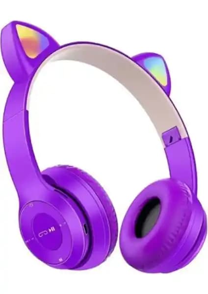 MerciTech Kız Çocuklar İçin Kedi Kulaklı Işıklı Mikrofonlu Kablosuz Bluetooth Kulaklık Özellikleri ve Kullanım İpuçları