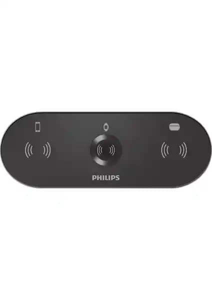 Philips DLP9230NB/00 Siyah Masaüstü Kablosuz Hızlı Şarj Cihazı 15W Güç ve Şık Tasarım