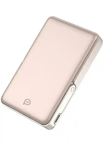 Piili Standlı MagSafe Powerbank 10.000 mAh Gold ile Taşınabilir Güç ve Kablosuz Şarj