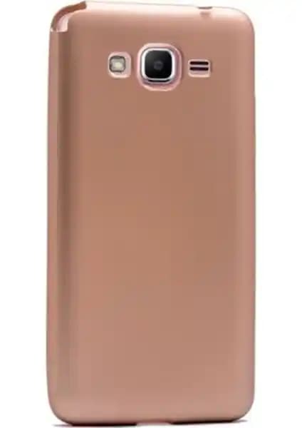 Samsung Galaxy Grand Prime İçin Gold Renkli Mat Silikon Kılıf ile Şıklık ve Koruma Sağlayın