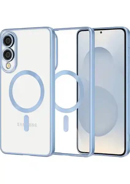 Samsung Galaxy S25 Edge için Magsafe uyumlu şeffaf silikon kılıf detaylı özellikler