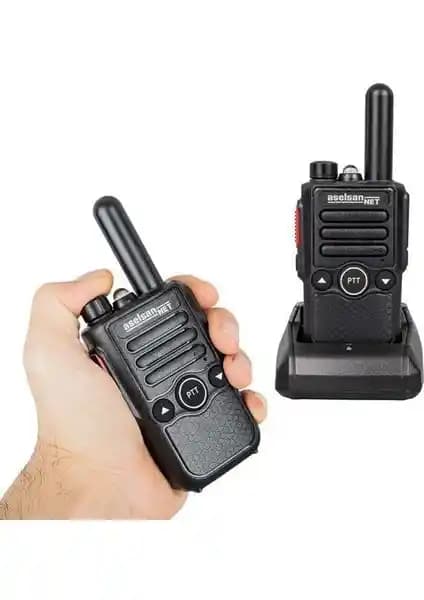 Zibox Aselsan A446C1 Tekli 16 Kanal 10KM PMR Telsiz Güçlü ve Güvenilir İletişim Çözümü