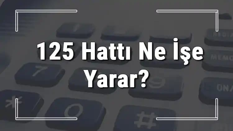 125 Hattı Nedir? Akıllı Cihazlarda Veri İletiminde Kritik Bir Teknoloji Unsuru
