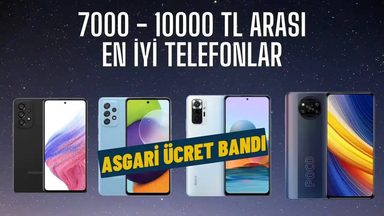 2025 Türkiye'de 10.000 TL Altı En İyi Bütçe Dostu Akıllı Telefon Modelleri