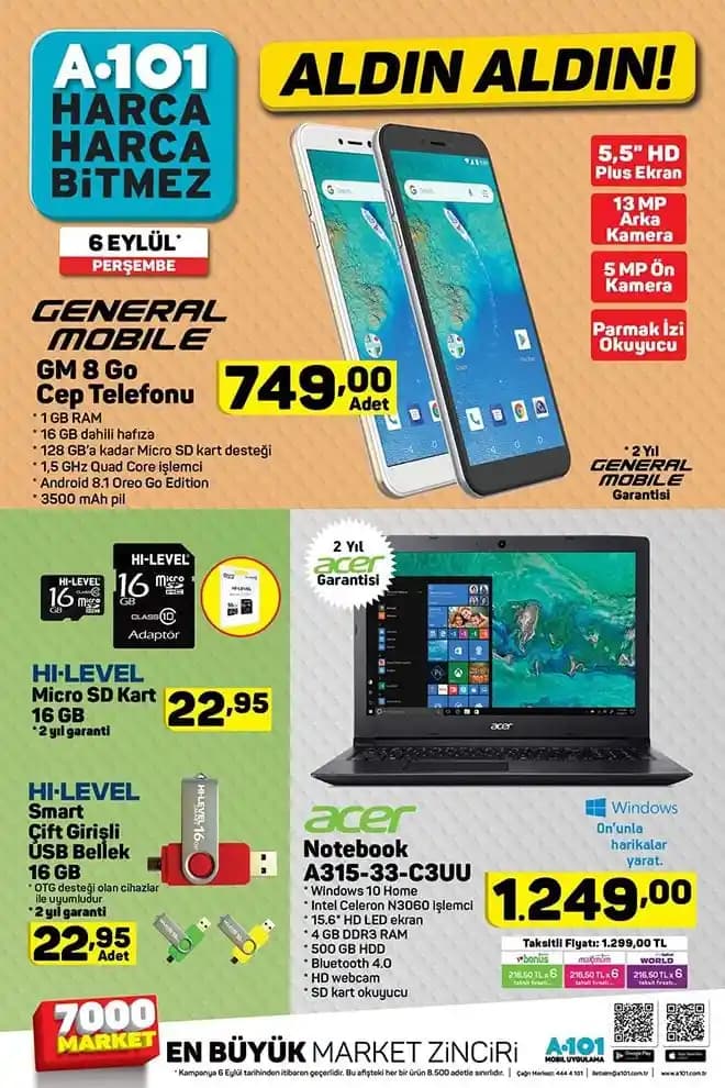 A101 Akıllı Telefonlar: Uygun Fiyatlı ve Temel İhtiyaçları Karşılayan Modeller