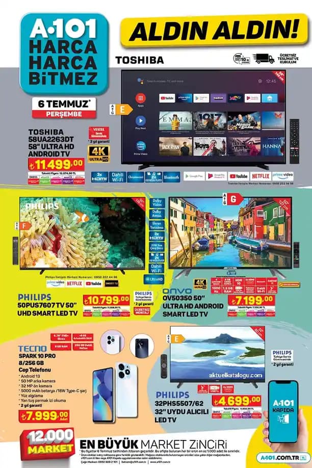 A101 Android TV: Uygun Fiyatlı ve Fonksiyonel Akıllı Televizyon Modelleri