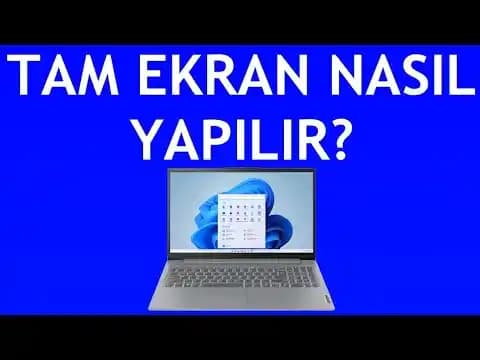 Akıllı Cihazlar ve Bilgisayarlarda Tam Ekran Modunun Kullanımı ve Avantajları