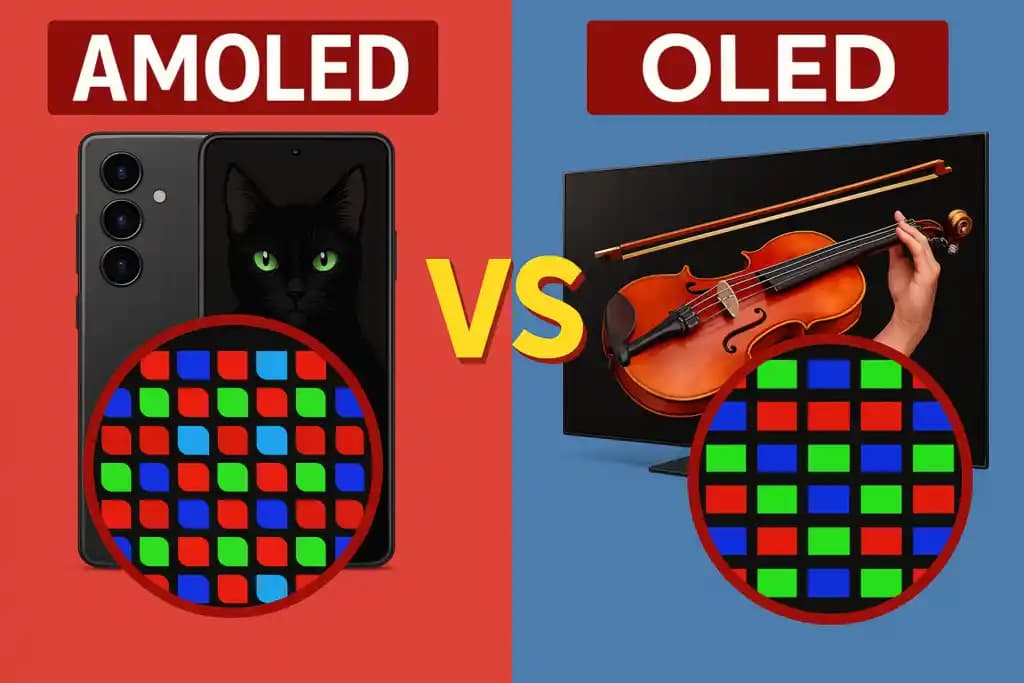 AMOLED ve OLED Ekran Teknolojileri: Teknik Özellikler ve Kullanım Farkları