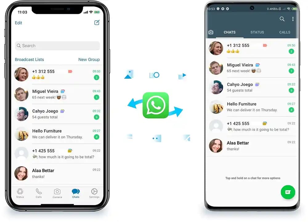 Android'den iPhone'a WhatsApp Verilerini Aktarmanın Etkili ve Güvenli Yolları