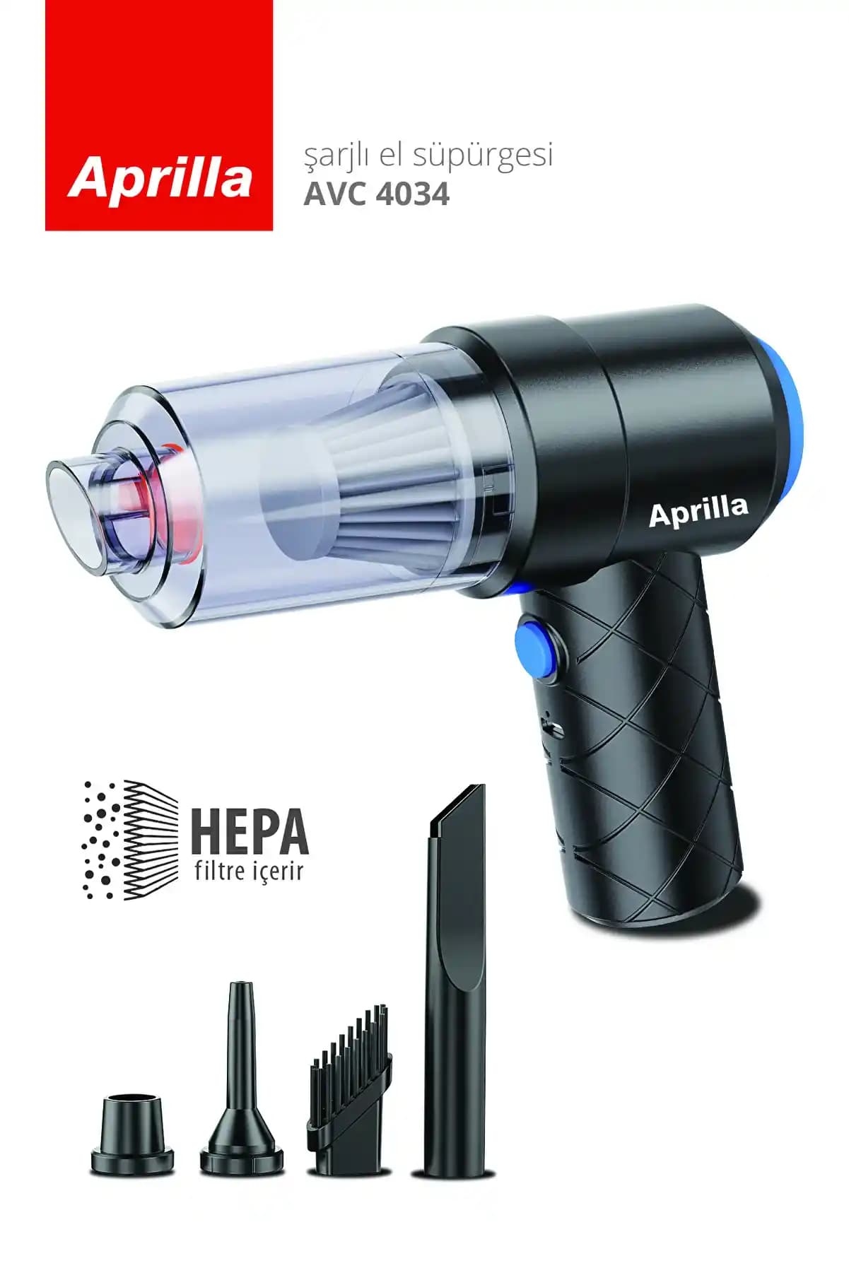 Aprilla Araç Süpürgesi: Kablosuz, Güçlü ve Ergonomik Araç Temizliği Çözümü