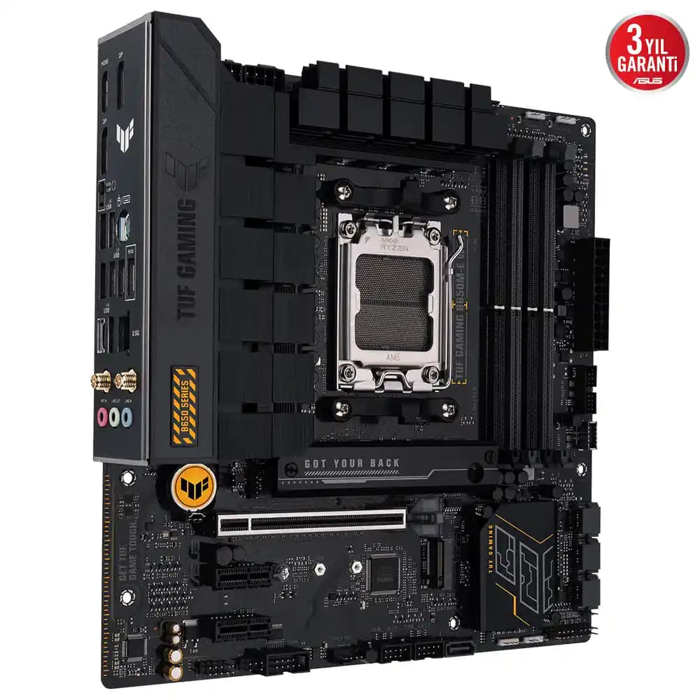 ASUS TUF Gaming B650M-E DDR5 6400+ M.2 AM5: Güçlü ve Dayanıklı Mikro-ATX Anakart
