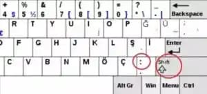 Bilgisayarda 2 Nokta (:) İşareti Nasıl Yazılır? Farklı Sistemler ve İpuçları