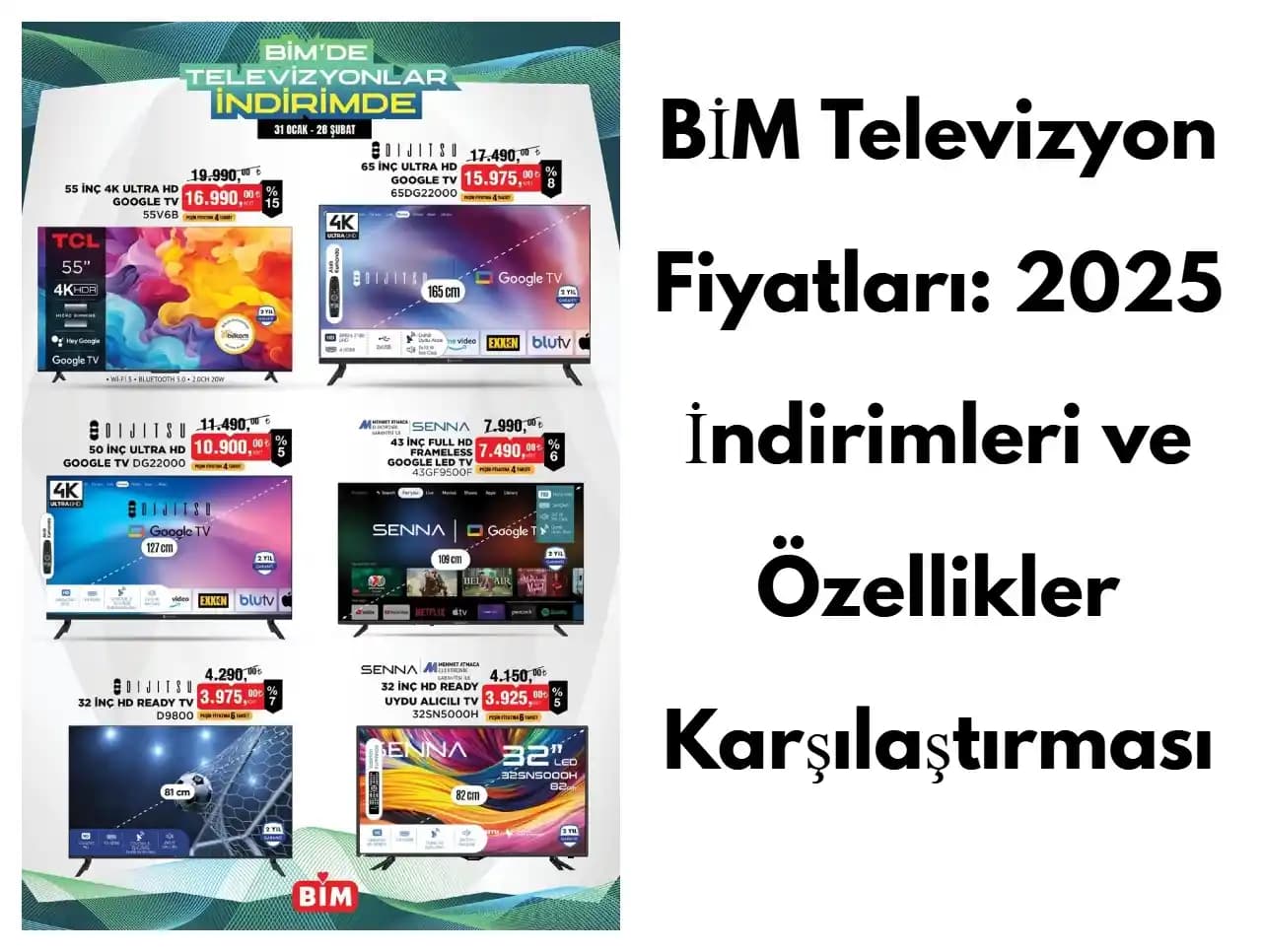 BİM TV Fiyatları ve Modelleri: Uygun Fiyatlı ve Kaliteli Televizyon Seçenekleri