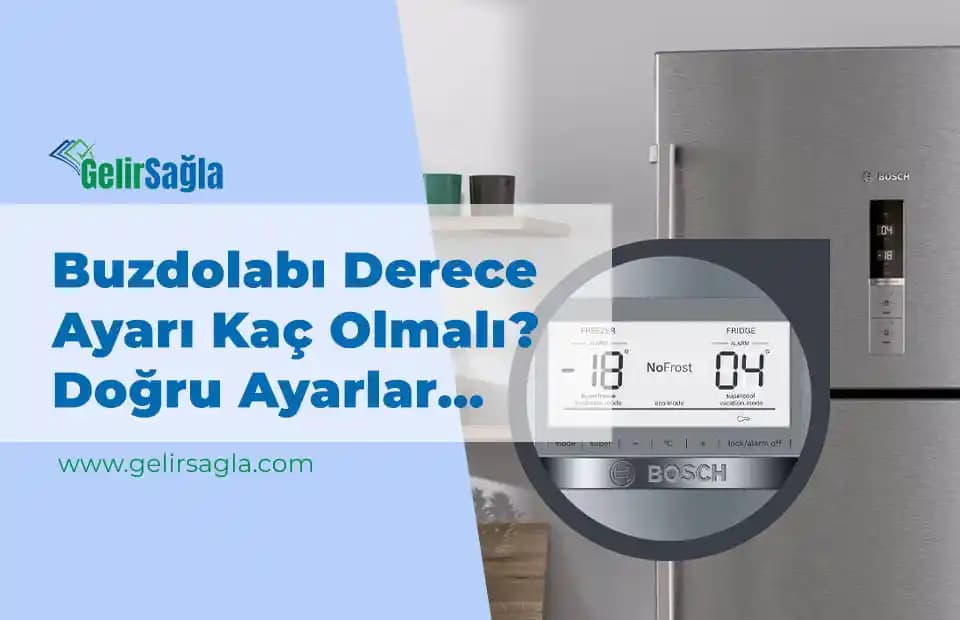 Bosch Buzdolabı Kış Ayarı Kaç Derece Olmalı? Doğru Sıcaklık ve Enerji Verimliliği