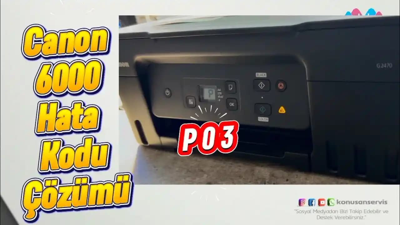 Canon Yazıcılarda Kağıt Sıkışmadığı Halde Kağıt Sıkıştı Hatasının Nedenleri ve Çözümleri