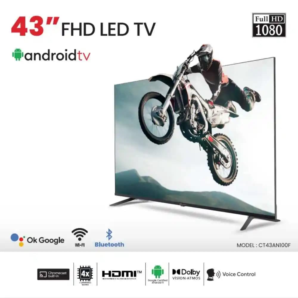 Conti 43 İnç Android TV Full HD, Entegre Uydu Alıcılı Çok Fonksiyonlu Akıllı Televizyon