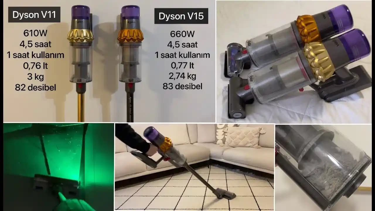 Dyson Teknolojileri Karşılaştırması: Kablosuz Süpürgeler, Hava Temizleyiciler ve Saç Bakımı