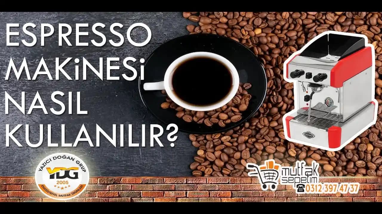 Espresso Makinesi Kullanımı: Kahve Hazırlama Teknikleri ve Bakım Rehberi