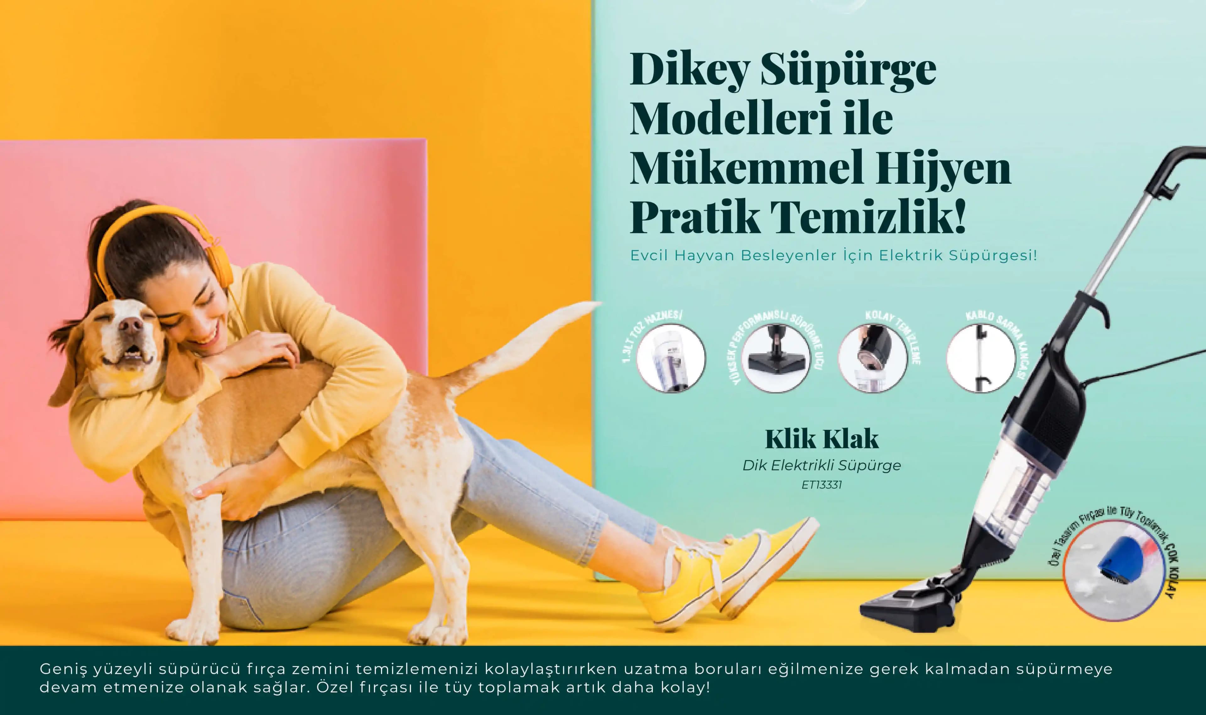 Evcil Hayvan Sahipleri İçin Yüksek Emiş Güçlü ve HEPA Filtreli Elektrik Süpürgesi Seçimi