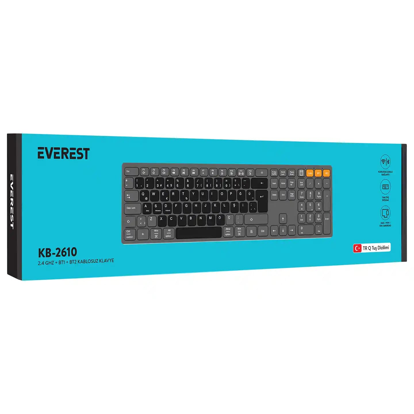 Everest KB-2610: Uygun Fiyatlı ve Fonksiyonel USB Klavye Özellikleri