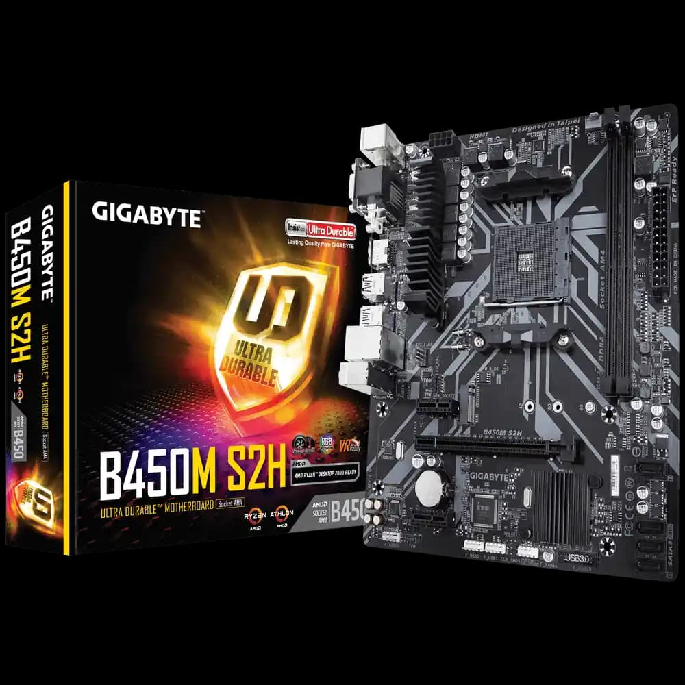 Gigabyte B450M S2H: Uygun Fiyatlı, Dayanıklı ve Performanslı Micro-ATX Anakart