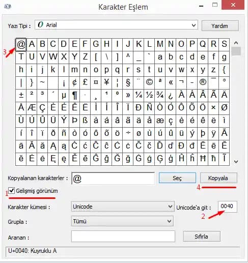 Gmail İşareti '@' Sembolü Nasıl Yapılır? Windows, MacOS ve Mobil Cihazlarda Kullanımı
