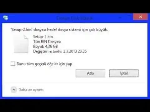Hedef Dosya Sistemi İçin Çok Büyük Hatası: Nedenleri, Çözümleri ve Pratik İpuçları