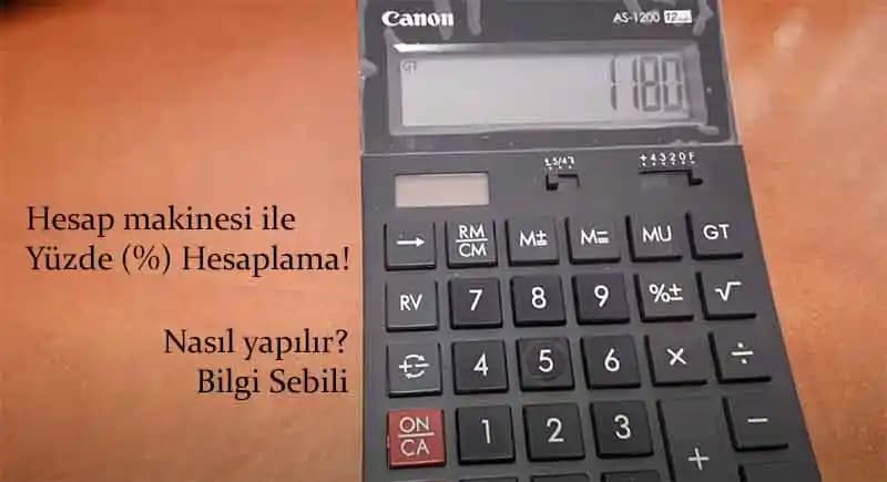 Hesap Makinesi ile Yüzde Hesaplama Yöntemleri ve Akıllı Cihaz Uygulamaları