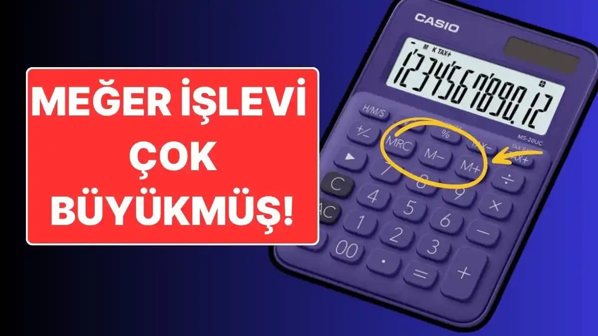 Hesap Makinesinde "M" Fonksiyonu ve Hafıza Özelliğinin Detaylı İncelemesi