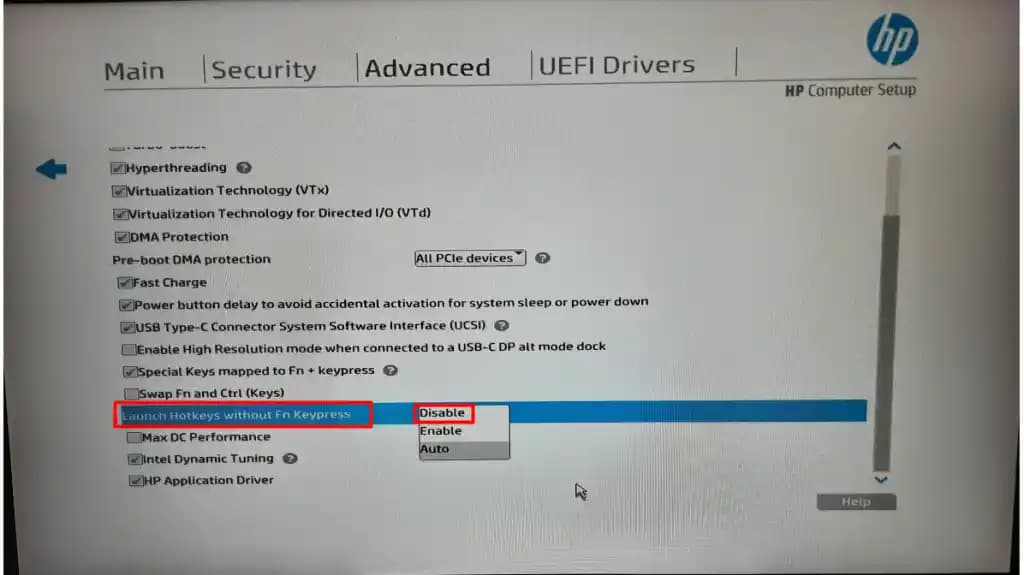 HP Dizüstü Bilgisayarlarda Fn Tuşu Kapatma ve Fonksiyon Tuşları Yönetimi