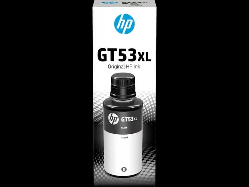 HP GT53XL 135 ml Siyah Orijinal Mürekkep Şişesi ile Yazıcı Performansınızı Artırın
