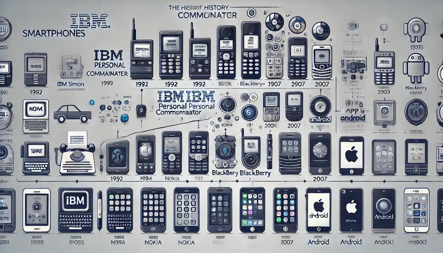 İlk Akıllı Telefonun Tarihi ve Teknolojik Gelişim Süreci Hakkında Detaylı İnceleme