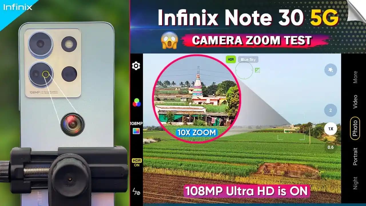 Infinix Note 30 Kamera İncelemesi: Yüksek Çözünürlüklü ve Yenilikçi Fotoğrafçılık Özellikleri