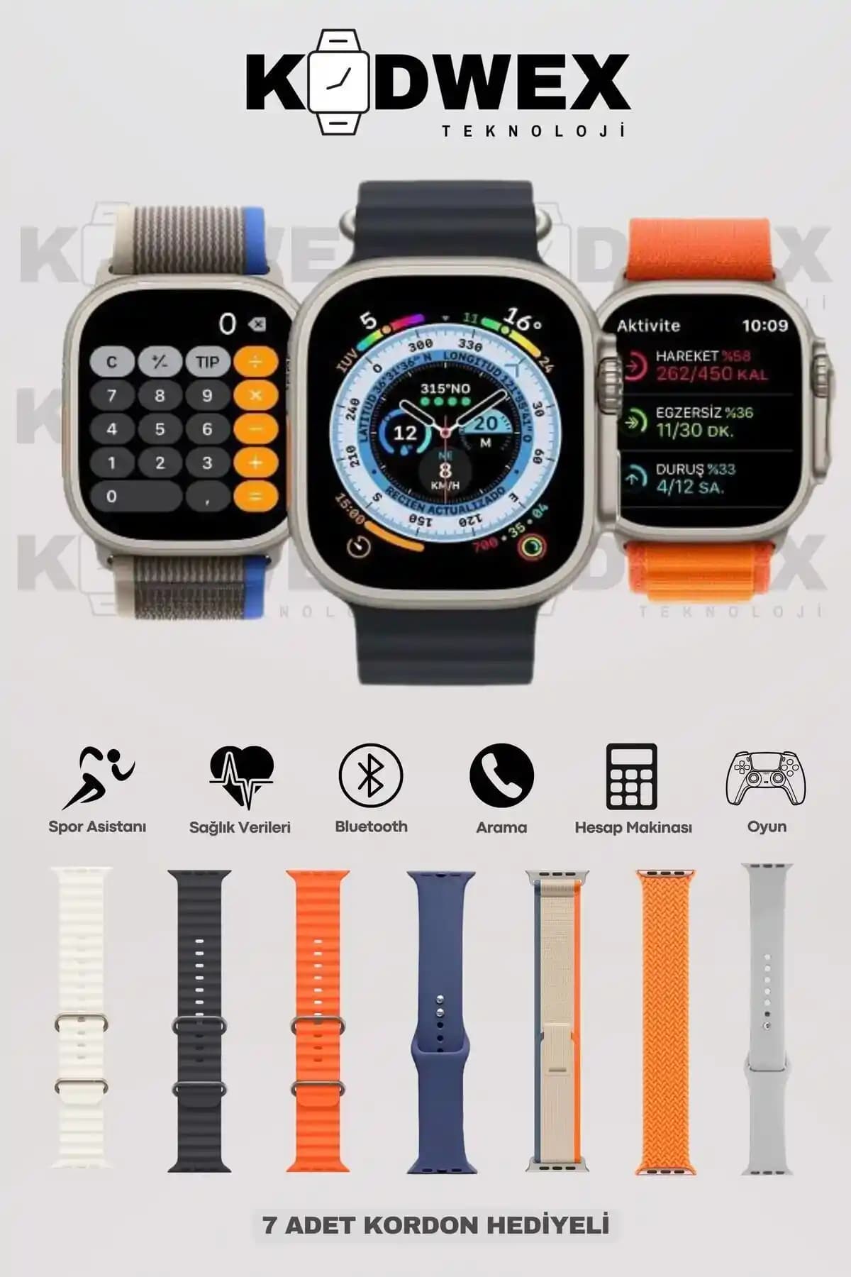 Kadwex Akıllı Saat: Şık Tasarım ve Gelişmiş Teknolojiyle Fonksiyonel Deneyim