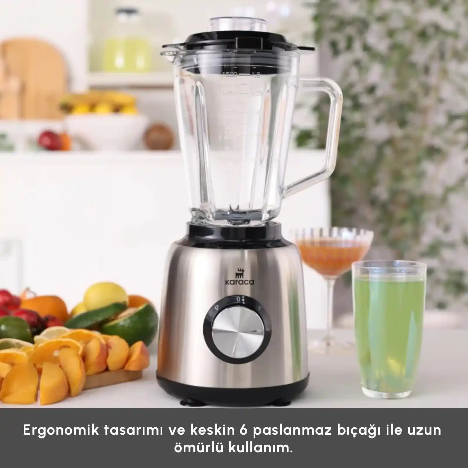 Karaca Inox Smoothie Blender: Sağlıklı ve Çok Fonksiyonlu Mutfak Çözümü